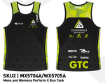 GTC Female Black 2XU Perform Run Tank